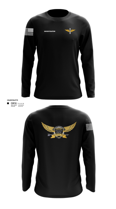 Investigator 95146404 Long Sleeve Performance Shirt - 102