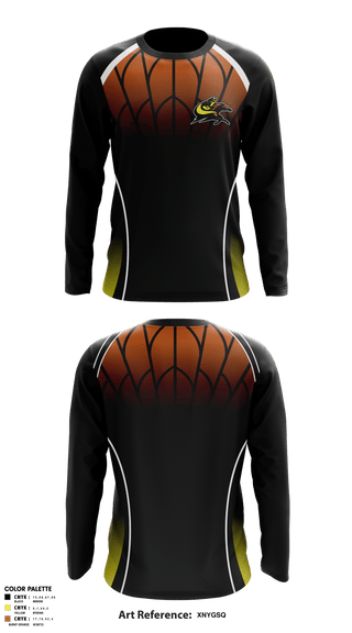 Long Sleeve Performance Shirt, Bear River Bandits, Men's Basketball, Teamtime, Team time, sublimation, custom sports apparel, team uniforms, spirit wear, spiritwear, sports uniforms, custom shirts, team store, custom team store, fundraiser sports, apparel fundraiser