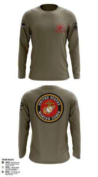 Long Sleeve Performance Shirt, Zulu 109, Marines, Teamtime, Team time, sublimation, custom sports apparel, team uniforms, spirit wear, spiritwear, sports uniforms, custom shirts, team store, custom team store, fundraiser sports, apparel fundraiser