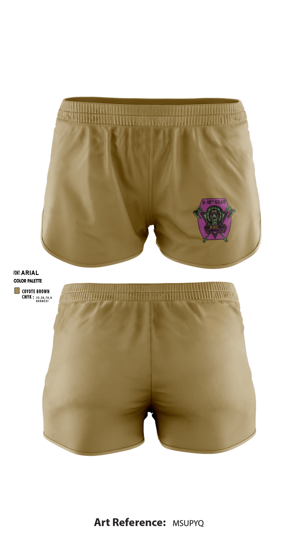 Ranger Panties, HHC 3-10 GSAB, Army, Teamtime, Team time, sublimation, custom sports apparel, team uniforms, spirit wear, spiritwear, sports uniforms, custom shirts, team store, custom team store, fundraiser sports, apparel fundraiser