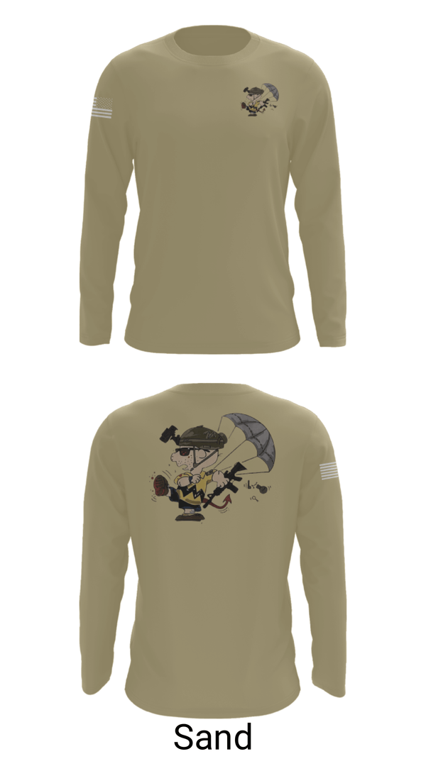 Long Sleeve Performance Shirt, 1-508th PIR, Army, Teamtime, Team time, sublimation, custom sports apparel, team uniforms, spirit wear, spiritwear, sports uniforms, custom shirts, team store, custom team store, fundraiser sports, apparel fundraiser