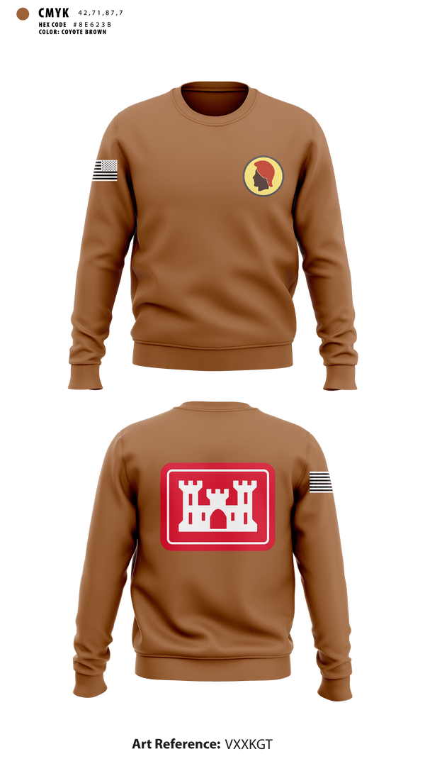 Crew Neck Sweatshirt, 230th Engineer Corps, , Teamtime, Team time, sublimation, custom sports apparel, team uniforms, spirit wear, spiritwear, sports uniforms, custom shirts, team store, custom team store, fundraiser sports, apparel fundraiser