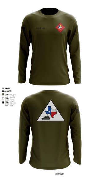 Long Sleeve Performance Shirt, Bravo 1/23 63480397, Marines, Teamtime, Team time, sublimation, custom sports apparel, team uniforms, spirit wear, spiritwear, sports uniforms, custom shirts, team store, custom team store, fundraiser sports, apparel fundraiser