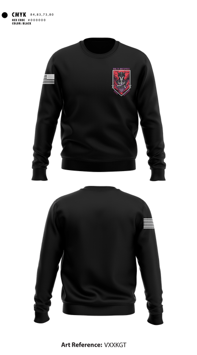 D Co 2-13th AVN REGT 27733749 Crew Neck Sweatshirt - 1_1