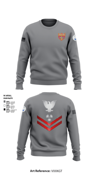 Crew Neck Sweatshirt, USS COOK FF-1083, Navy, Teamtime, Team time, sublimation, custom sports apparel, team uniforms, spirit wear, spiritwear, sports uniforms, custom shirts, team store, custom team store, fundraiser sports, apparel fundraiser