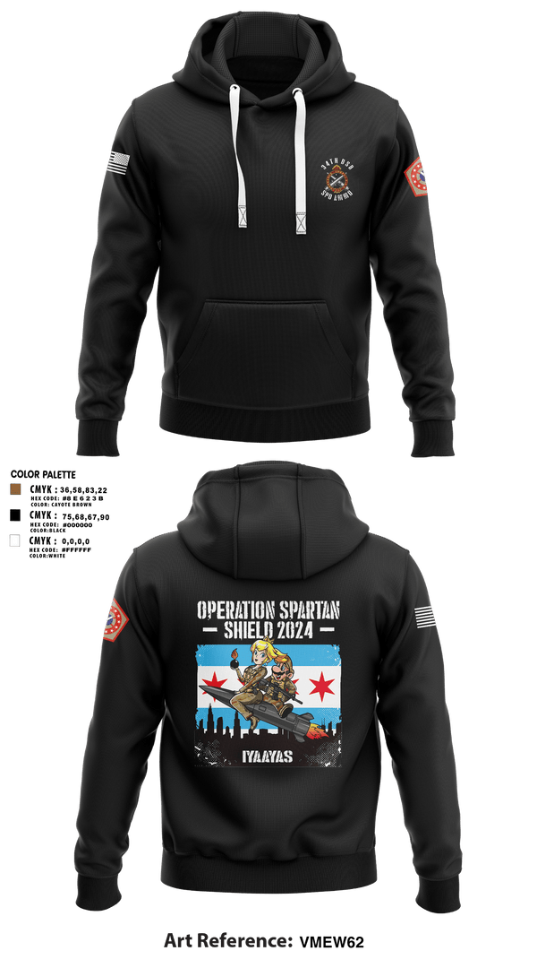 Hoodie, 34th DSB, Army, Teamtime, Team time, sublimation, custom sports apparel, team uniforms, spirit wear, spiritwear, sports uniforms, custom shirts, team store, custom team store, fundraiser sports, apparel fundraiser