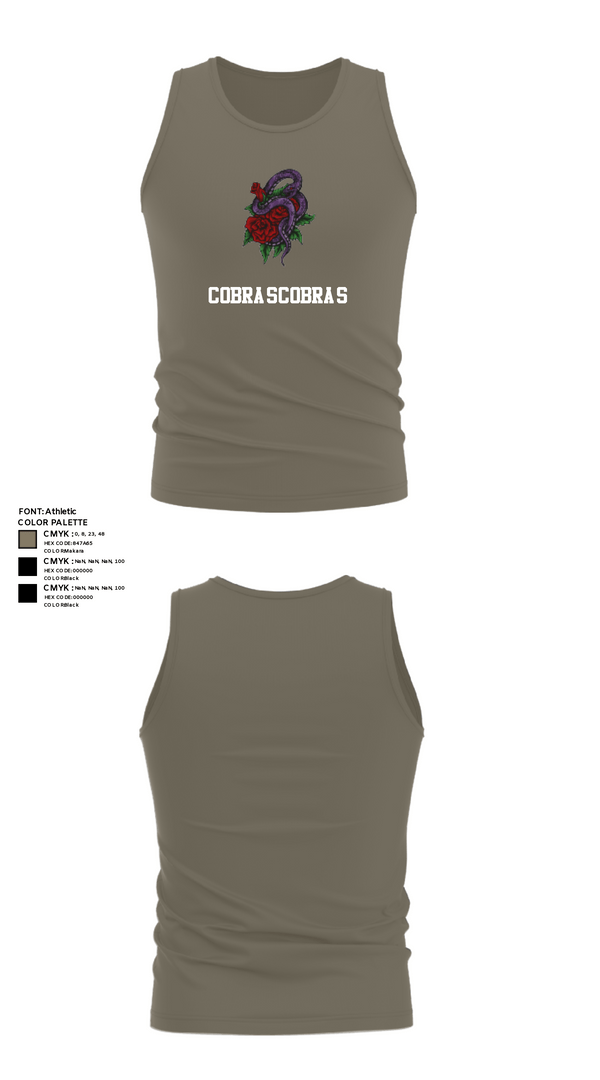 Tank Top, CobrasCobras, Swimming, Teamtime, Team time, sublimation, custom sports apparel, team uniforms, spirit wear, spiritwear, sports uniforms, custom shirts, team store, custom team store, fundraiser sports, apparel fundraiser