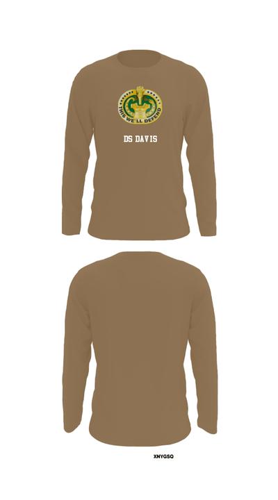 DS Davis 5549191 Long Sleeve Performance Shirt - 12