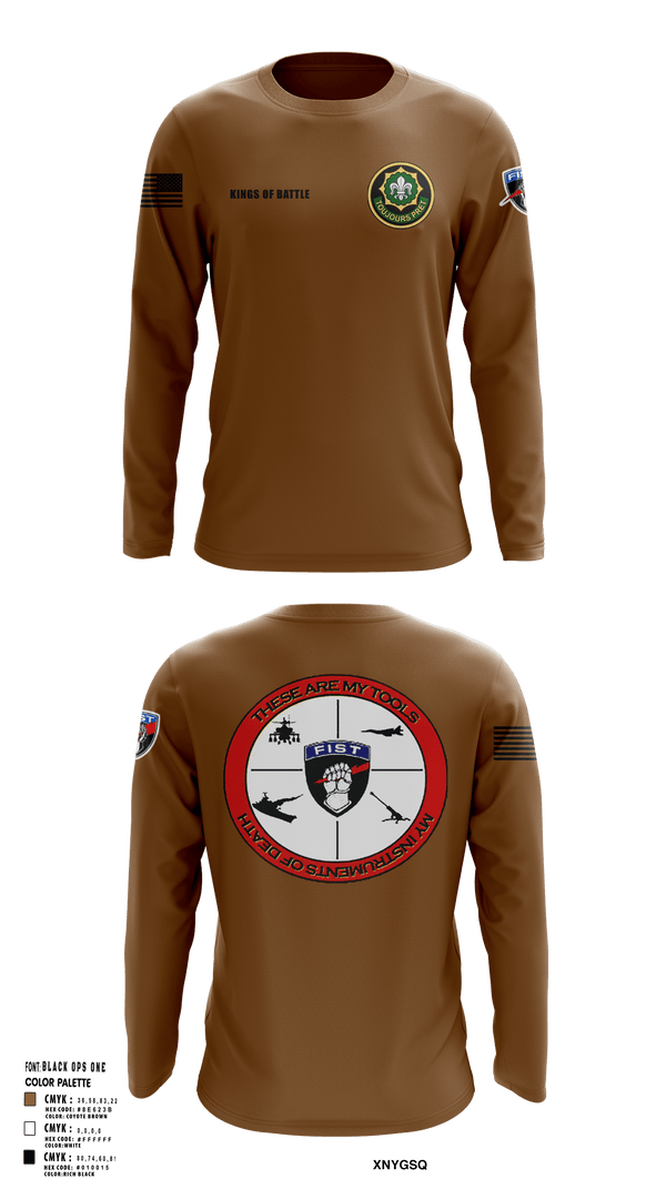 Long Sleeve Performance Shirt, FAS 2CR, Army, Teamtime, Team time, sublimation, custom sports apparel, team uniforms, spirit wear, spiritwear, sports uniforms, custom shirts, team store, custom team store, fundraiser sports, apparel fundraiser