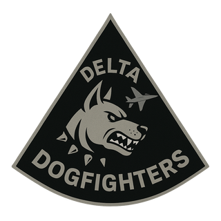 Delta Dogfighters 1370718 Stainless Steel Water Bottle with a Straw Lid