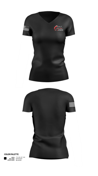 Women's Short Sleeve Vneck Shirt, CCMB, , Teamtime, Team time, sublimation, custom sports apparel, team uniforms, spirit wear, spiritwear, sports uniforms, custom shirts, team store, custom team store, fundraiser sports, apparel fundraiser