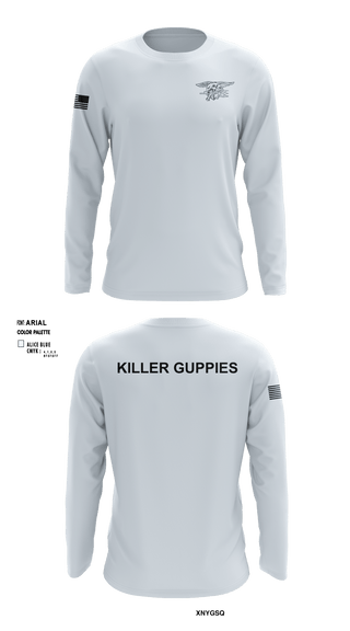 Long Sleeve Performance Shirt, HuggersKiller Guppies, Wrestling, Teamtime, Team time, sublimation, custom sports apparel, team uniforms, spirit wear, spiritwear, sports uniforms, custom shirts, team store, custom team store, fundraiser sports, apparel fundraiser