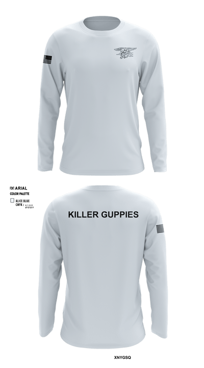 HuggersKiller Guppies 1453423 Long Sleeve Performance Shirt - 5