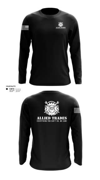 Long Sleeve Performance Shirt, ALLIED TRADES, National Guard, Teamtime, Team time, sublimation, custom sports apparel, team uniforms, spirit wear, spiritwear, sports uniforms, custom shirts, team store, custom team store, fundraiser sports, apparel fundraiser