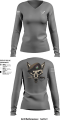 82EASOS 24073649 Women's Long Sleeve V-neck Shirt - 202