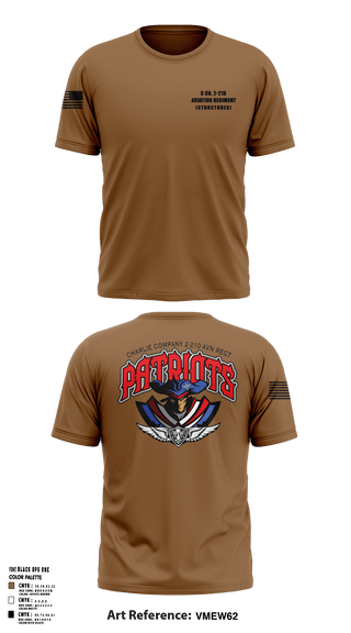 Short Sleeve Performance Shirt, C Co. 2-210 Aviation Regiment (Structures), , Teamtime, Team time, sublimation, custom sports apparel, team uniforms, spirit wear, spiritwear, sports uniforms, custom shirts, team store, custom team store, fundraiser sports, apparel fundraiser