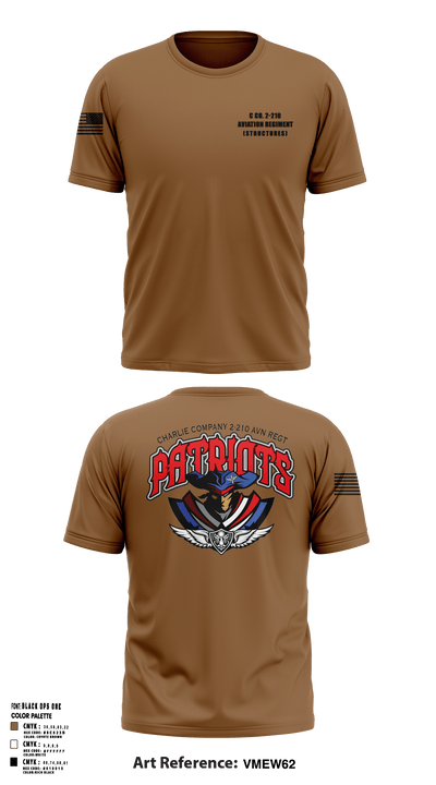 C Co. 2-210 Aviation Regiment (Structures) 22020258 Short Sleeve Performance Shirt - 2