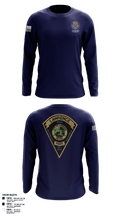 Lawrence Police FOP 1599 95636349 Long Sleeve Performance Polo - 194