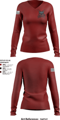 Unseenghostx 61697554 Women's Long Sleeve V-neck Shirt - 1