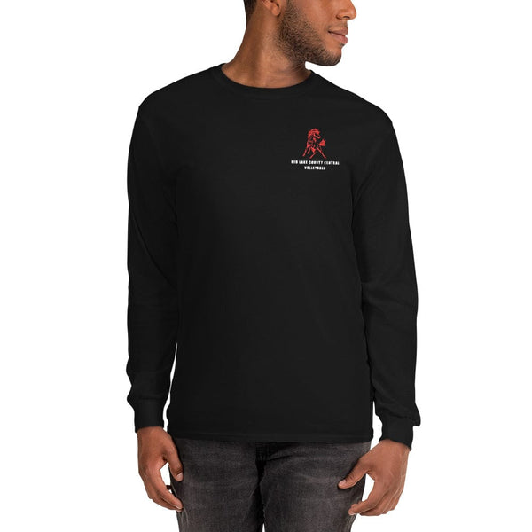 Red Lake County Central Volleyball 76259613 Men’s Long Sleeve Shirt-1