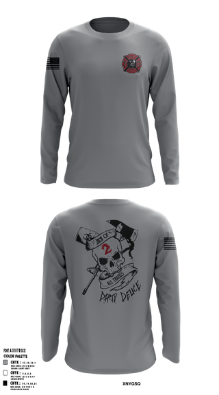 Long Sleeve Performance Shirt, 386th ECES/CEF, Fire Department, Teamtime, Team time, sublimation, custom sports apparel, team uniforms, spirit wear, spiritwear, sports uniforms, custom shirts, team store, custom team store, fundraiser sports, apparel fundraiser