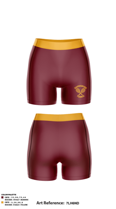 Meade High School Track 444243 Women's Compression Shorts - 2