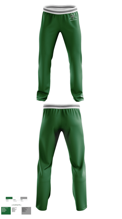 Burley High School Volleyball 52581207 Sweatpants - 1