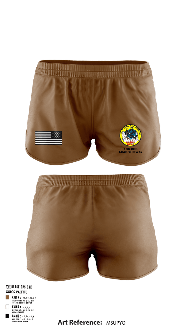 Ranger Panties, 106 CES, Air Force, Teamtime, Team time, sublimation, custom sports apparel, team uniforms, spirit wear, spiritwear, sports uniforms, custom shirts, team store, custom team store, fundraiser sports, apparel fundraiser