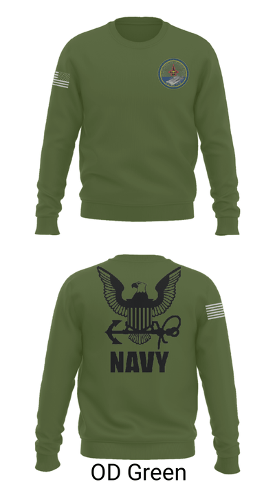 Cvn 77 IM-5 93310864 Crew Neck Sweatshirt - 43