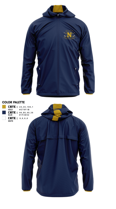 Navy Youth Hockey 90157811 Windbreaker - 2
