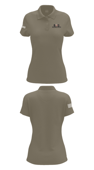 Women's Short Sleeve Performance Polo, 806 MarinesBoots and Badges of the South Plains, Fire Department, Teamtime, Team time, sublimation, custom sports apparel, team uniforms, spirit wear, spiritwear, sports uniforms, custom shirts, team store, custom team store, fundraiser sports, apparel fundraiser
