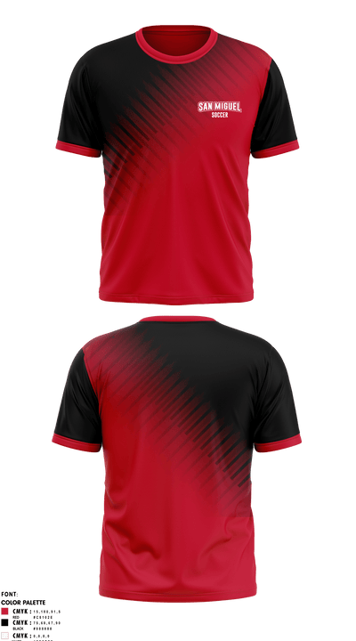 San Miguel 74600776 Short Sleeve Performance Shirt - 1