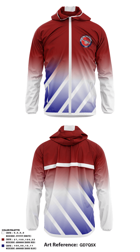 Windbreaker, Sporting California USA, Men's Soccer, Teamtime, Team time, sublimation, custom sports apparel, team uniforms, spirit wear, spiritwear, sports uniforms, custom shirts, team store, custom team store, fundraiser sports, apparel fundraiser