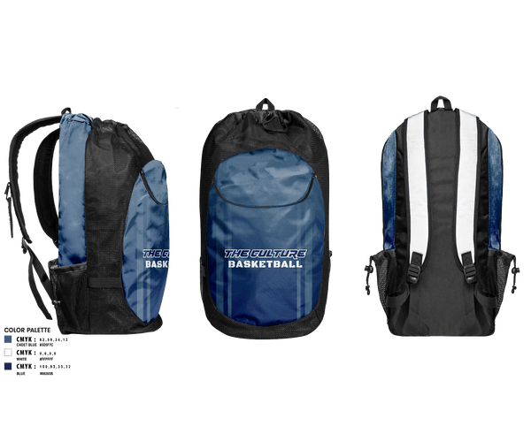 Gear Bag, The Culture, Men's Basketball, Teamtime, Team time, sublimation, custom sports apparel, team uniforms, spirit wear, spiritwear, sports uniforms, custom shirts, team store, custom team store, fundraiser sports, apparel fundraiser