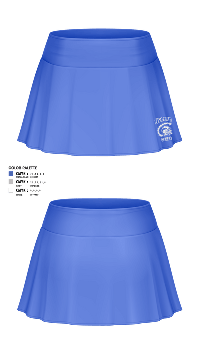Orland Jr Trojans Football 79293862 Skort - 1