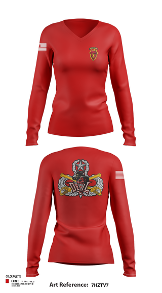 Women's Long Sleeve Vneck Shirt, Spartans, , Teamtime, Team time, sublimation, custom sports apparel, team uniforms, spirit wear, spiritwear, sports uniforms, custom shirts, team store, custom team store, fundraiser sports, apparel fundraiser