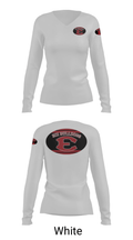 E.C.I.BULLDOGS 58430301 Women's Long Sleeve V-neck Shirt - 16