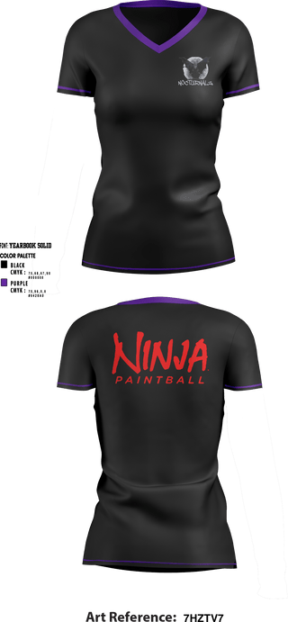 Women's Short Sleeve Vneck Shirt, Nocturnalz, Spirit Store, Teamtime, Team time, sublimation, custom sports apparel, team uniforms, spirit wear, spiritwear, sports uniforms, custom shirts, team store, custom team store, fundraiser sports, apparel fundraiser