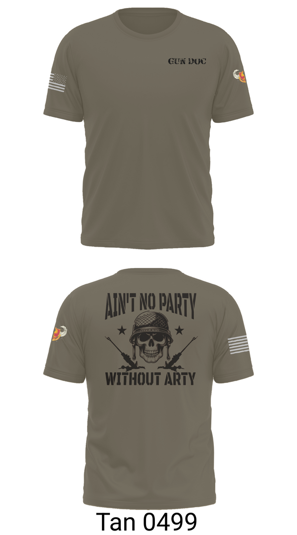 Old School Cotton Feel Shirt, 1-320th FA, Fox Battery, , Teamtime, Team time, sublimation, custom sports apparel, team uniforms, spirit wear, spiritwear, sports uniforms, custom shirts, team store, custom team store, fundraiser sports, apparel fundraiser