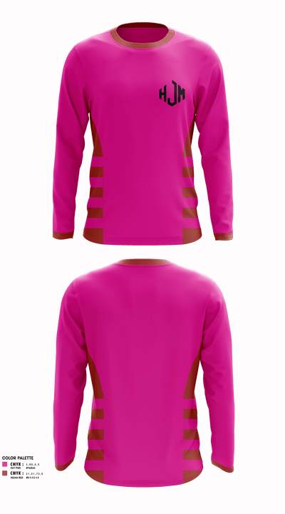Hjm warcubs 84604610 Long Sleeve Performance Shirt - 1