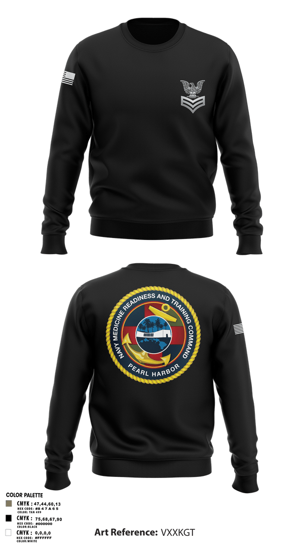 Crew Neck Sweatshirt, NMRTC-PH FCPOA, Navy, Teamtime, Team time, sublimation, custom sports apparel, team uniforms, spirit wear, spiritwear, sports uniforms, custom shirts, team store, custom team store, fundraiser sports, apparel fundraiser