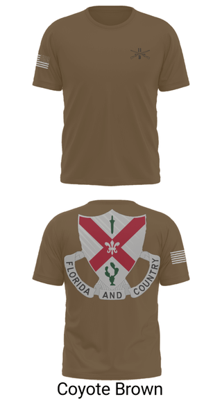 Old School Cotton Feel Shirt, C Co 1-124 Rifle Company, National Guard, Teamtime, Team time, sublimation, custom sports apparel, team uniforms, spirit wear, spiritwear, sports uniforms, custom shirts, team store, custom team store, fundraiser sports, apparel fundraiser