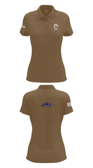 Women's Short Sleeve Performance Polo, Eagle Police Department, Police, Teamtime, Team time, sublimation, custom sports apparel, team uniforms, spirit wear, spiritwear, sports uniforms, custom shirts, team store, custom team store, fundraiser sports, apparel fundraiser