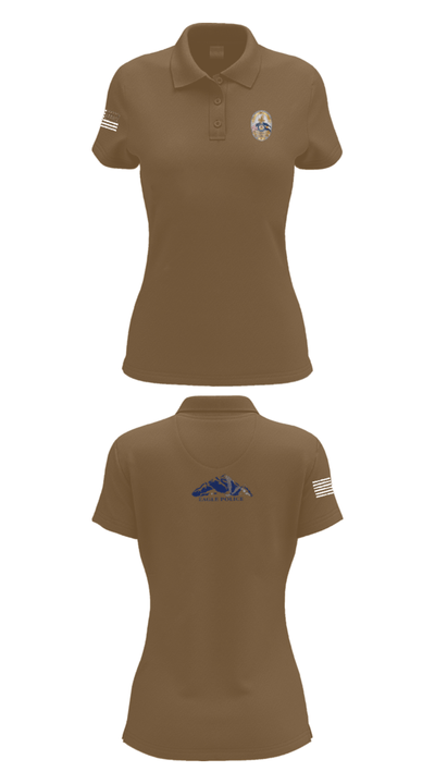 Eagle Police Department 40454733 Women's Short Sleeve Performance Polo  - 14