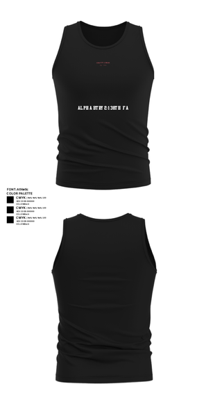 Tank Top, Alpha BTRY 2/138th FA, National Guard, Teamtime, Team time, sublimation, custom sports apparel, team uniforms, spirit wear, spiritwear, sports uniforms, custom shirts, team store, custom team store, fundraiser sports, apparel fundraiser