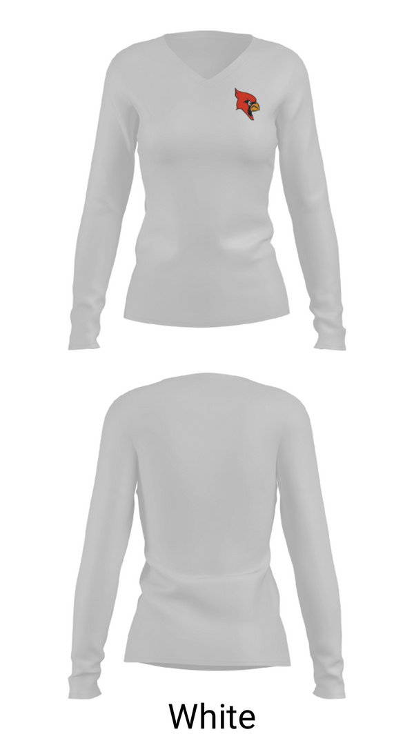 Women's Long Sleeve Vneck Shirt, Robert D Campbell Junior High School Football, Football, Teamtime, Team time, sublimation, custom sports apparel, team uniforms, spirit wear, spiritwear, sports uniforms, custom shirts, team store, custom team store, fundraiser sports, apparel fundraiser