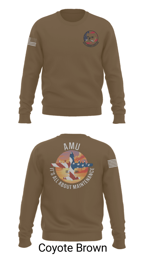Crew Neck Sweatshirt, 910th AMU, Air Force, Teamtime, Team time, sublimation, custom sports apparel, team uniforms, spirit wear, spiritwear, sports uniforms, custom shirts, team store, custom team store, fundraiser sports, apparel fundraiser