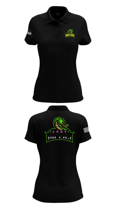 Yakima Vipers 37662855 Women's Short Sleeve Performance Polo  - 36