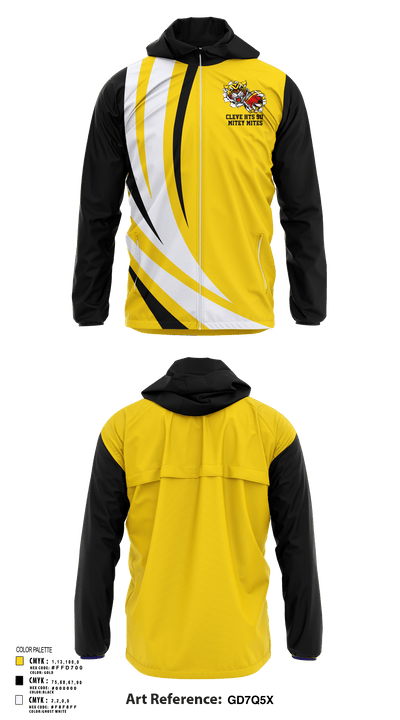 Cleve hts 9U Mitey Mites 42689641 Windbreaker - 1