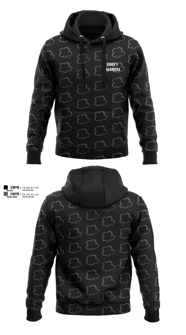 Hoodie, Jaden’s palomitas, , Teamtime, Team time, sublimation, custom sports apparel, team uniforms, spirit wear, spiritwear, sports uniforms, custom shirts, team store, custom team store, fundraiser sports, apparel fundraiser
